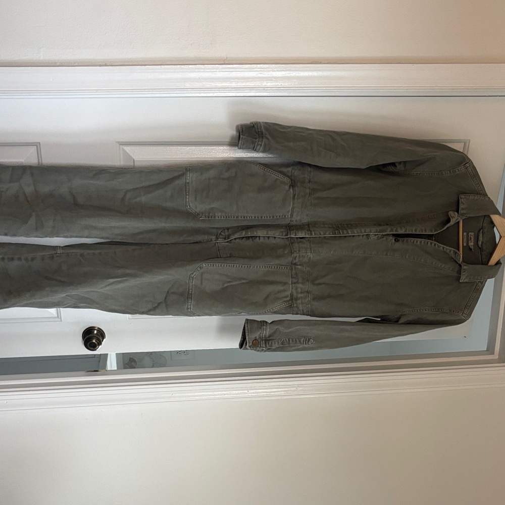 Faherty Olive Jumpsuit